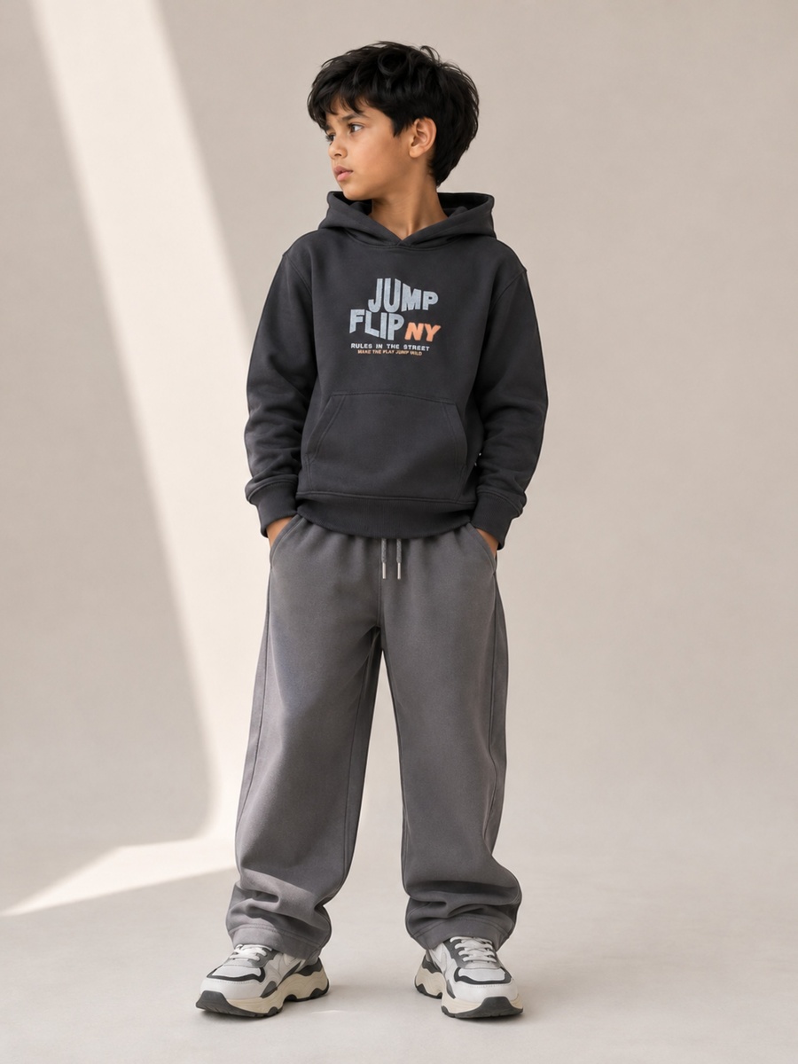 Boys Graphic Pullover Hoodie