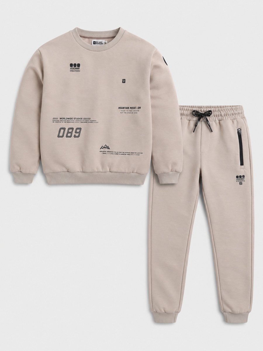 Boys Graphic Sweatshirt and Joggers Set