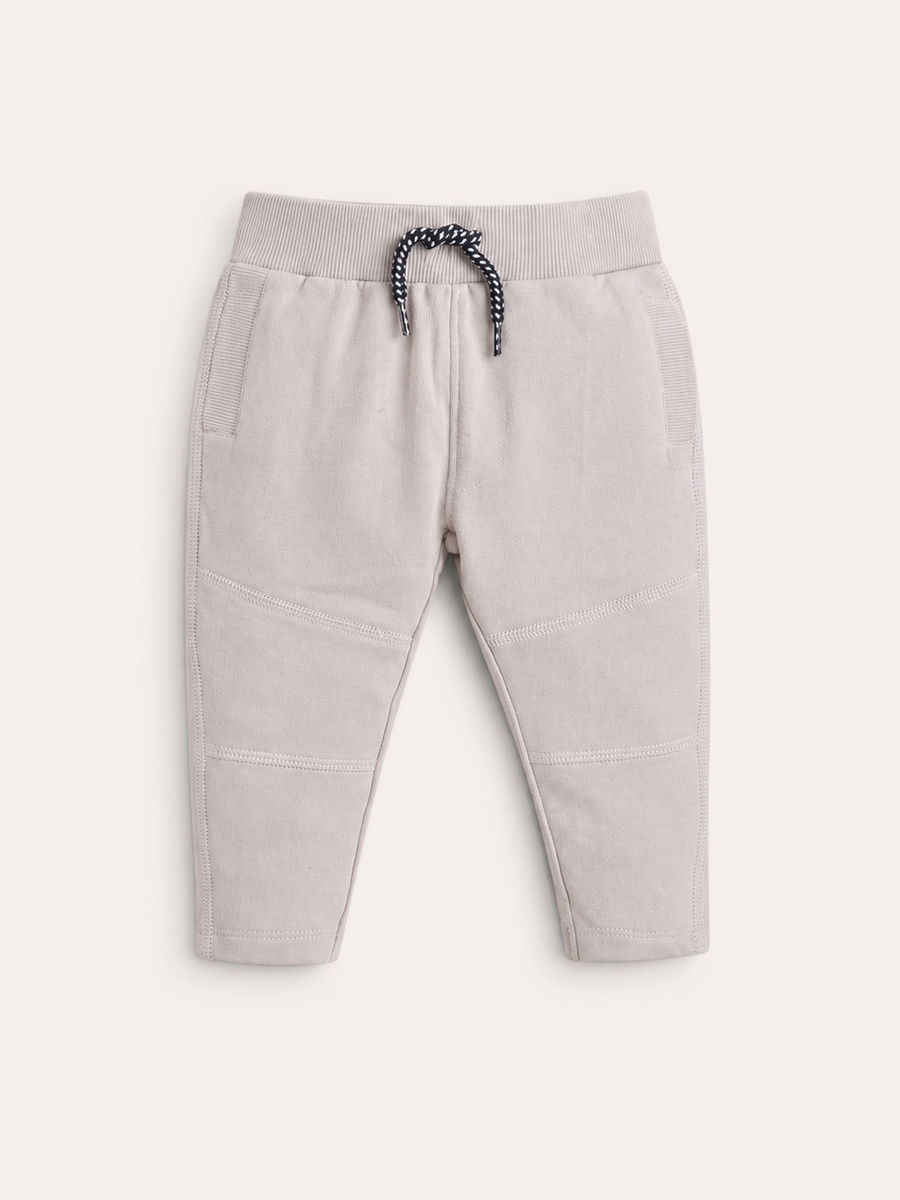 Boys Striped Collared Long-sleeve and Joggers Set