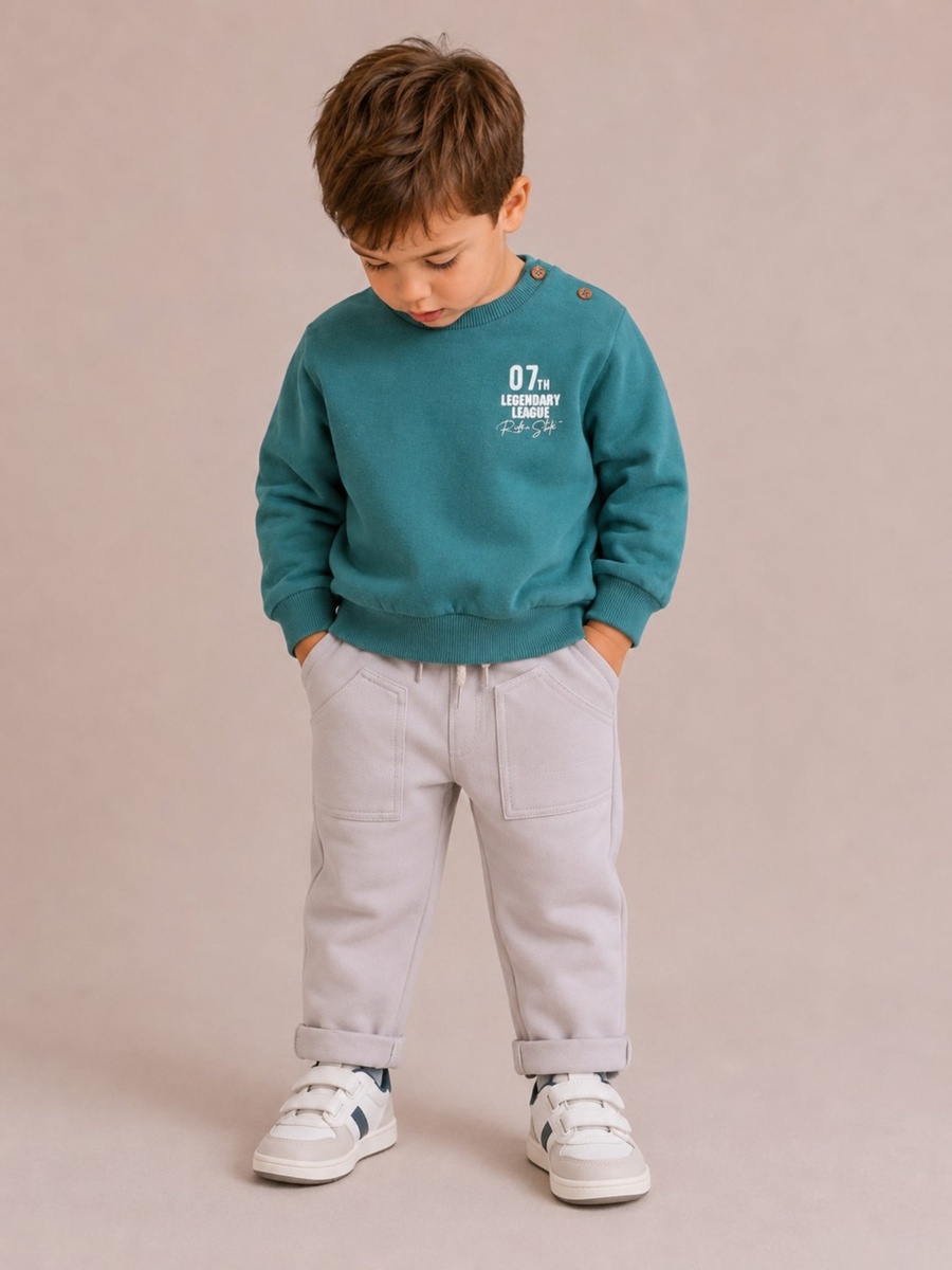 Boys Legendary League Print Sweatshirt and Joggers Set