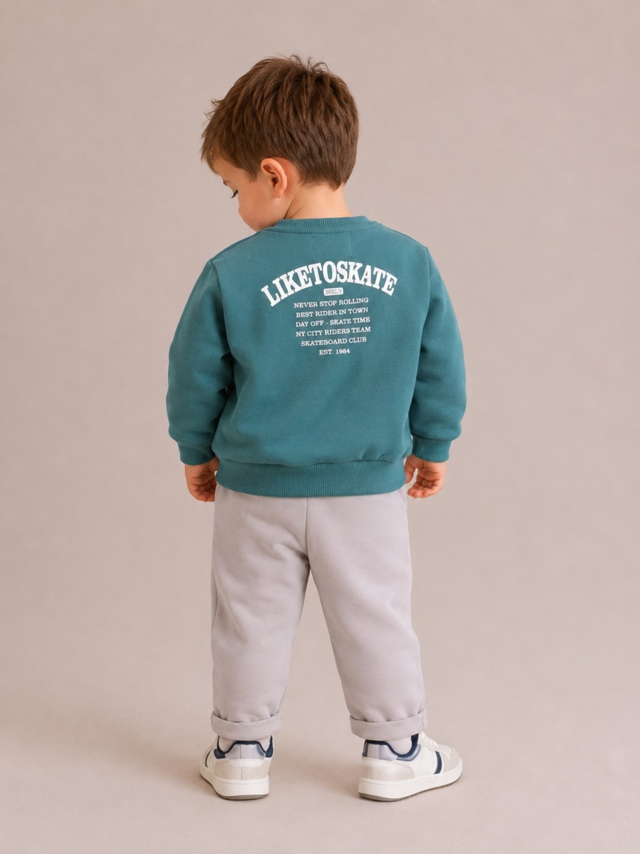 Boys Legendary League Print Sweatshirt and Joggers Set