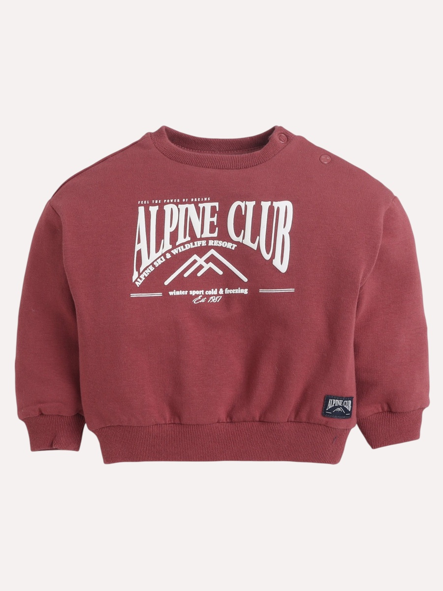 Boys Alpine Club Print Sweatshirt and Joggers Set