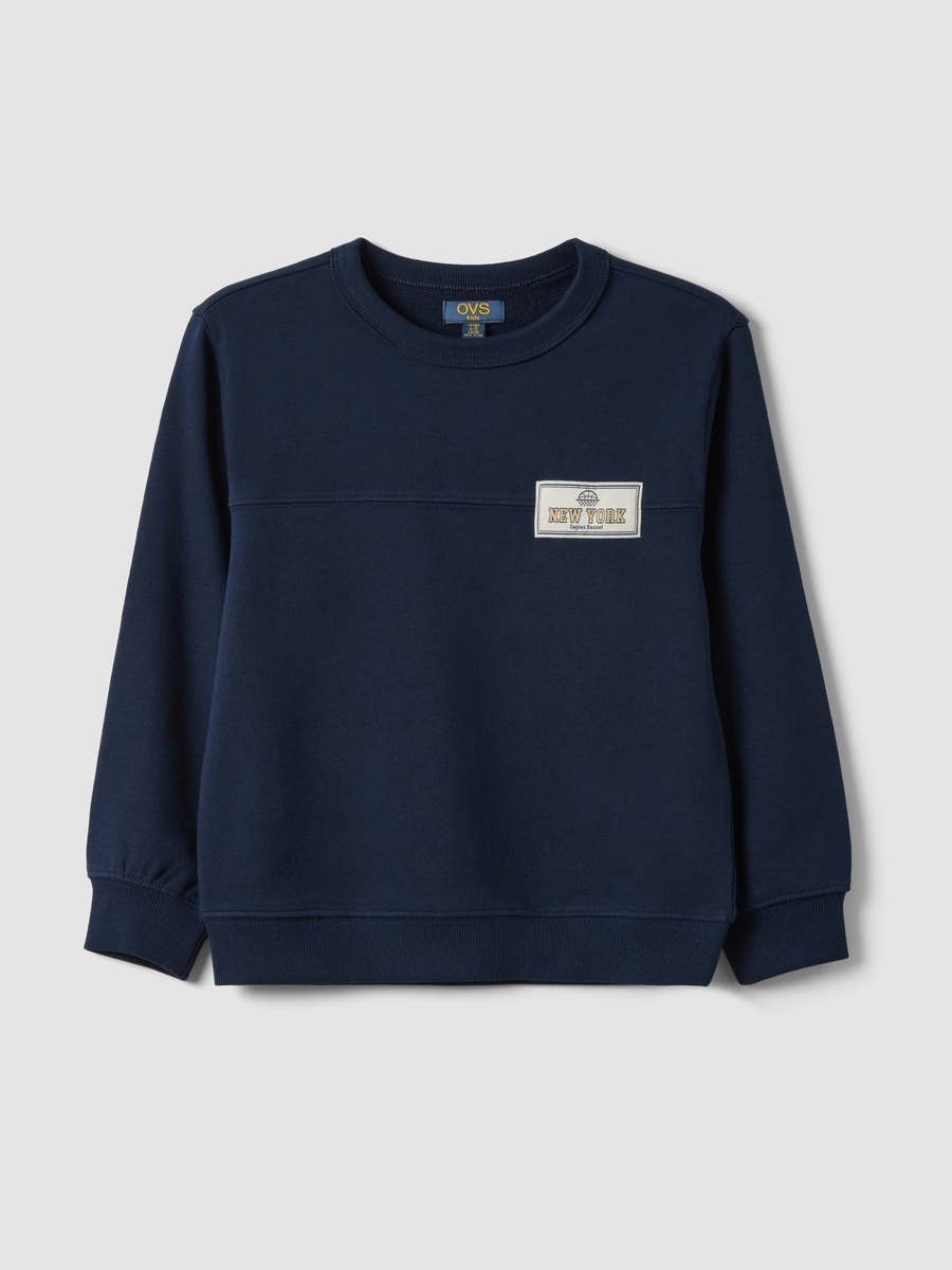 Boys Blue Organic Cotton Sweatshirt