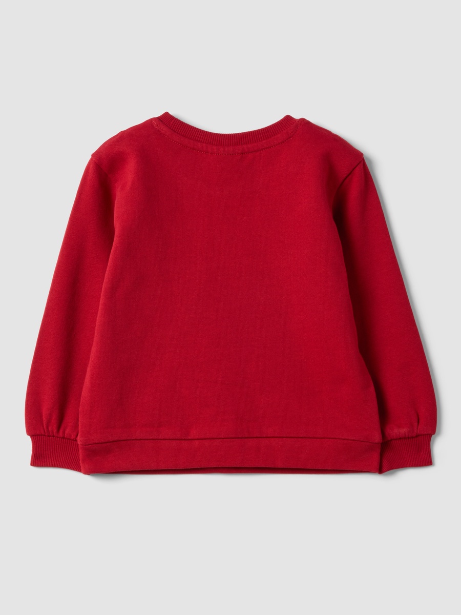 Baby Girls Pure Cotton Teddy Bear Print Sweatshirt