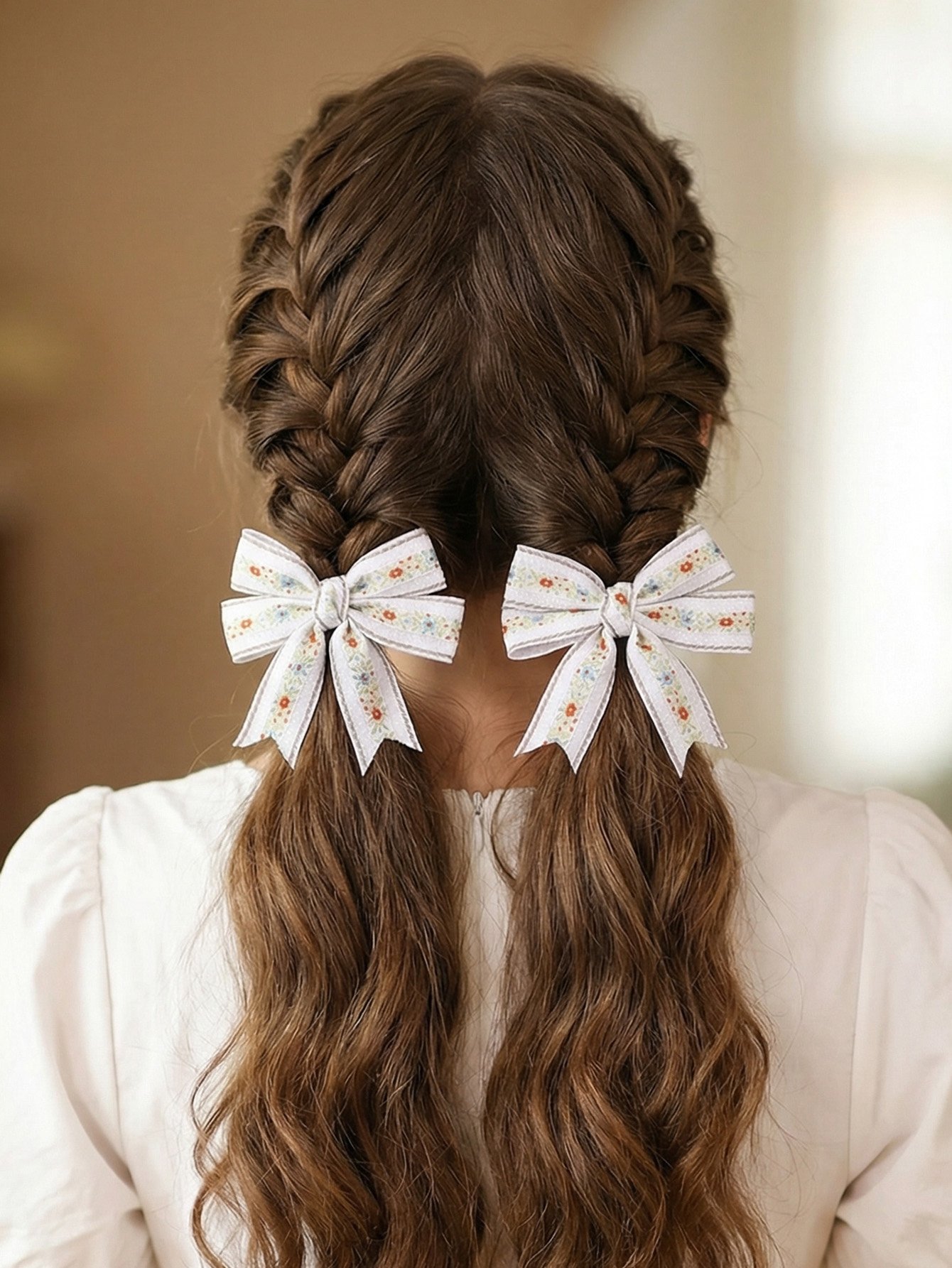 10-Piece Color Block Hair Accessories