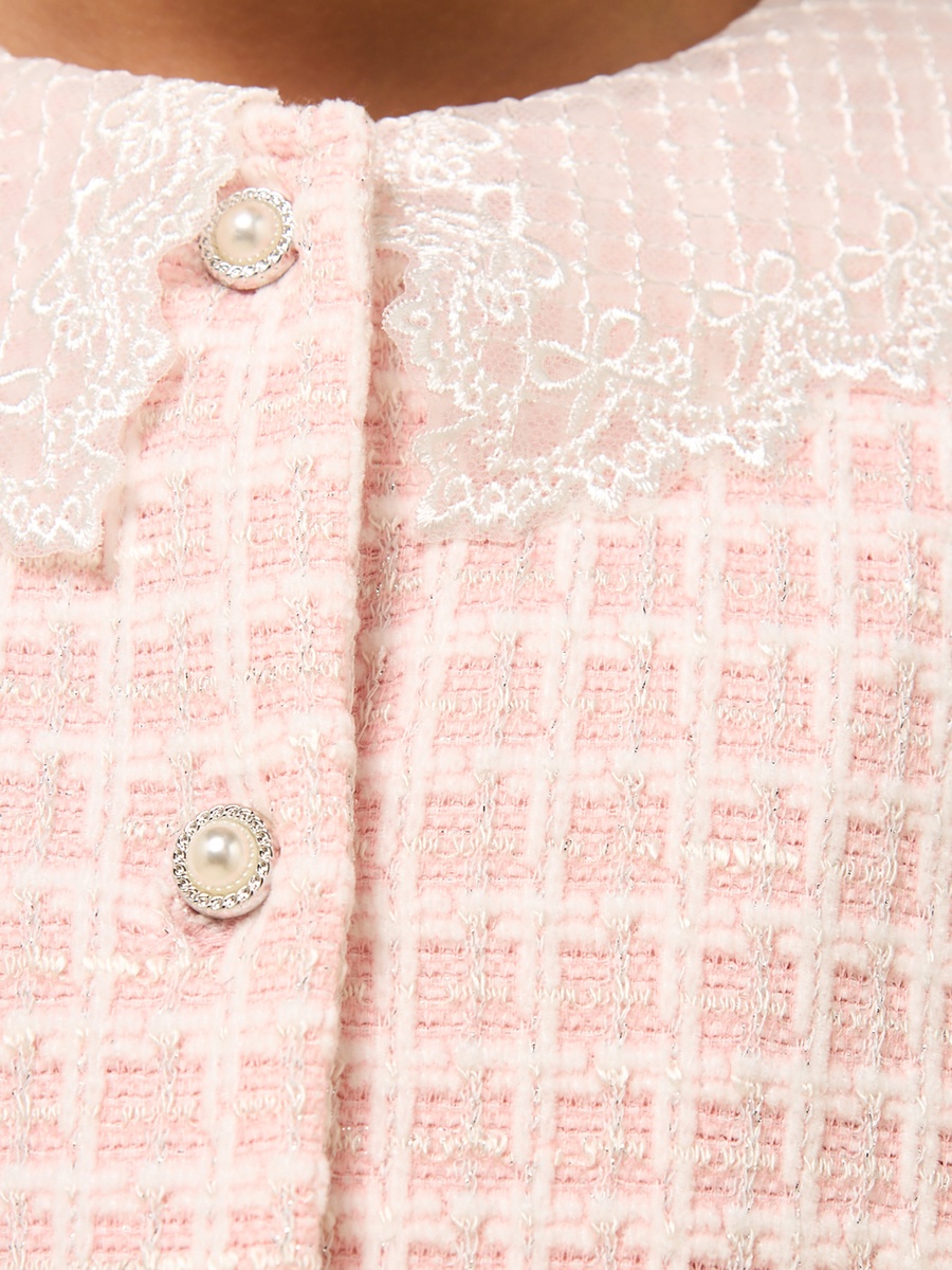 Tweed Sleeveless Dress with Jacket