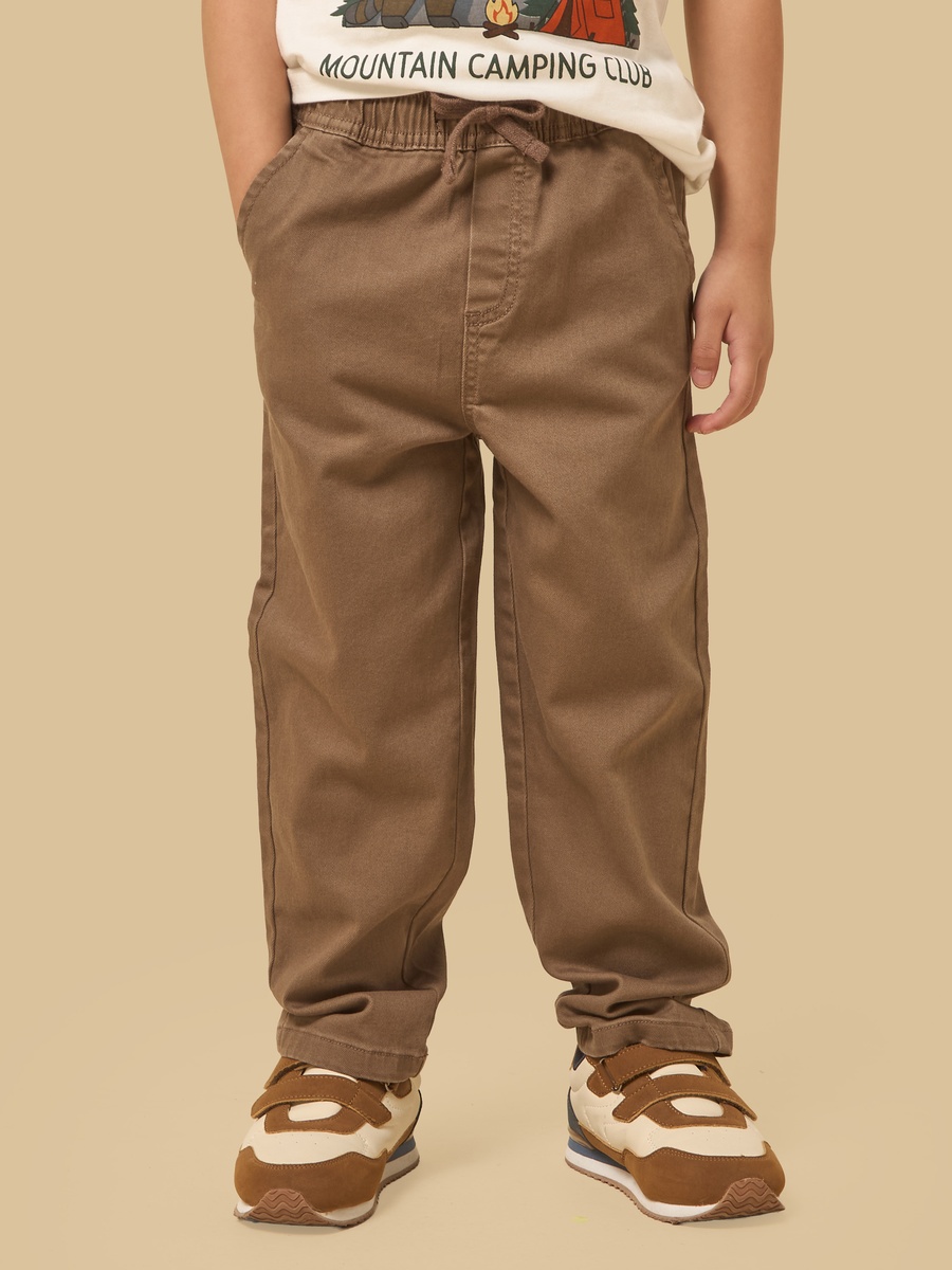 Pull-On Cotton Jeans