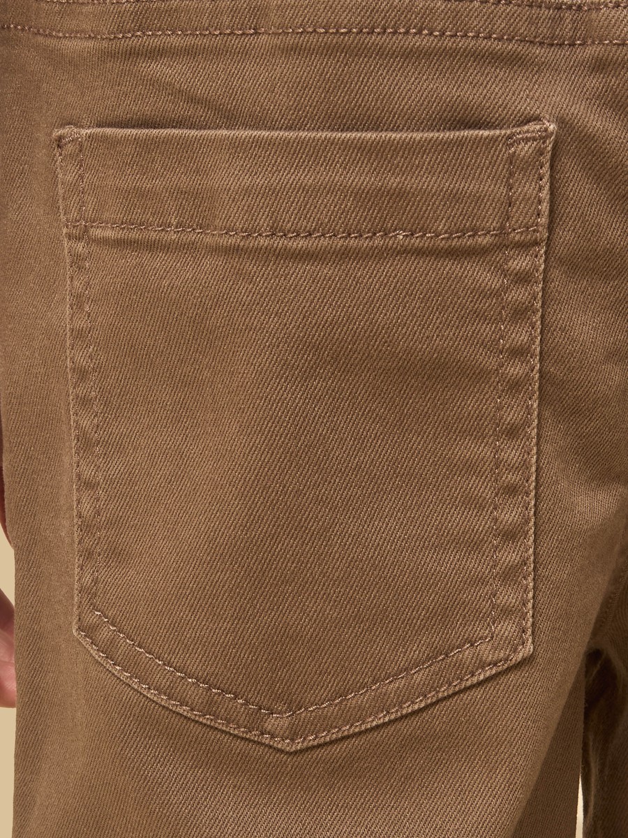 Pull-On Cotton Jeans