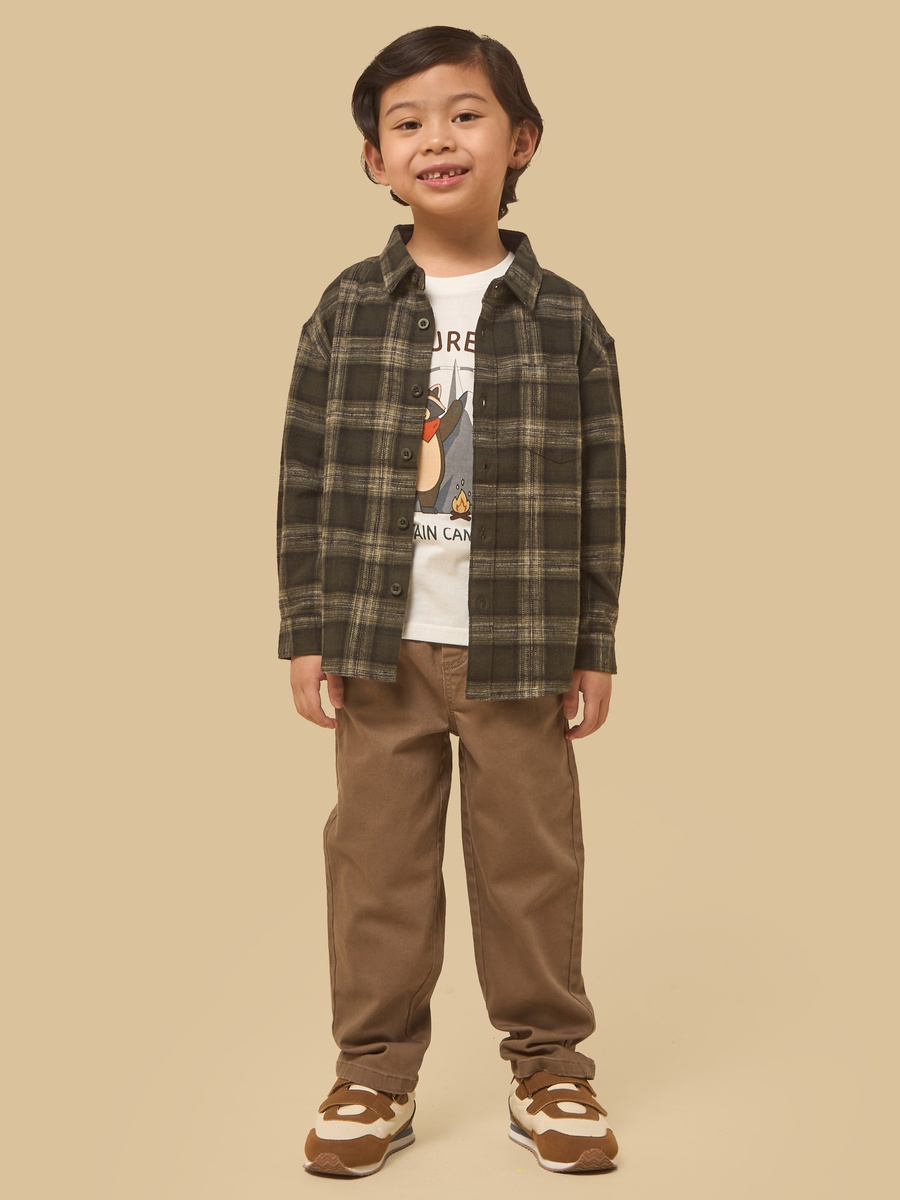 Pull-On Cotton Jeans