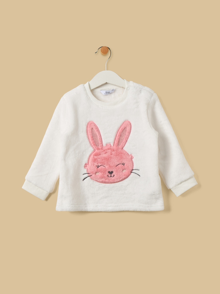 Bunny Applique Fleece Pyjama Set