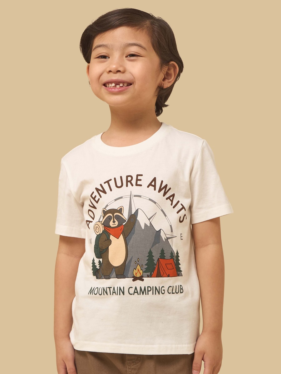 Checked Shirt and T-Shirt Set