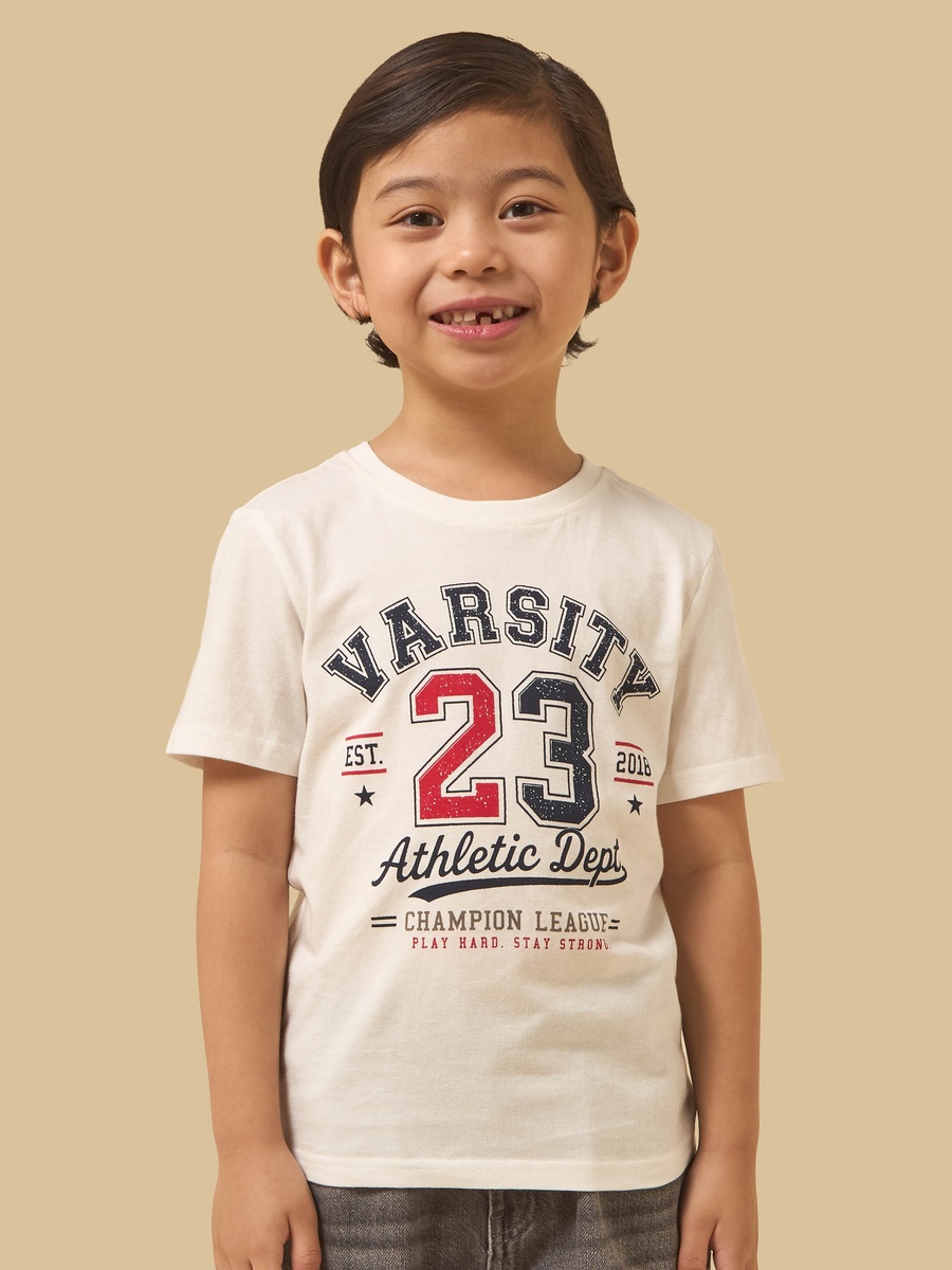 Checked Shirt and T-Shirt Set