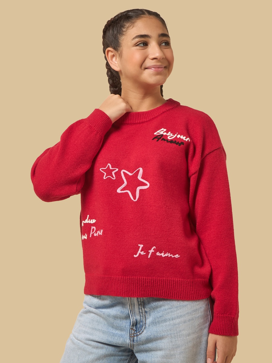 Embroidered Sweater