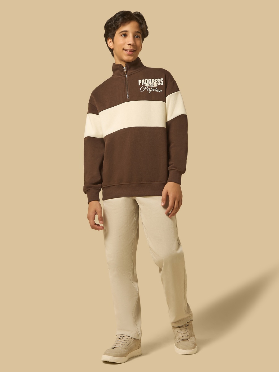Printed Cut and Sew Sweatshirt