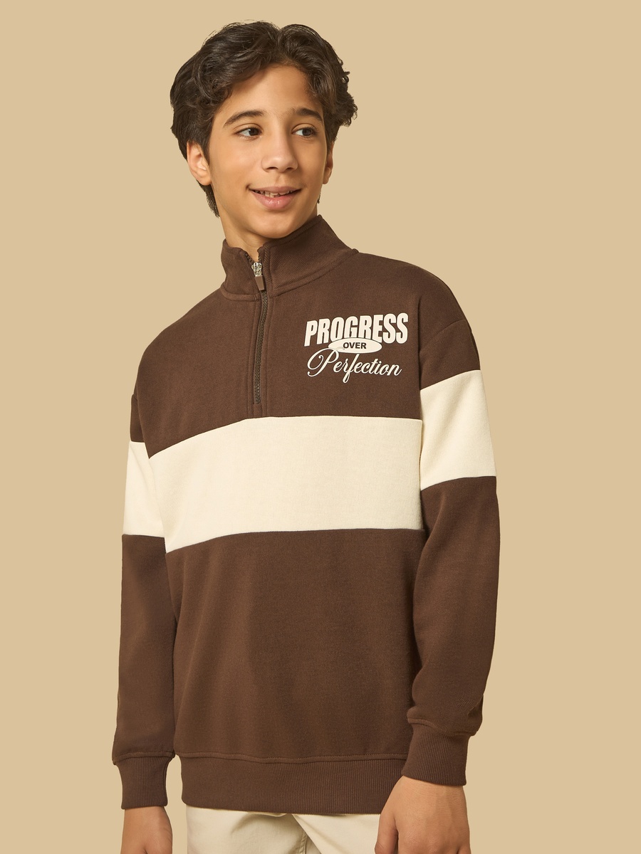 Printed Cut and Sew Sweatshirt