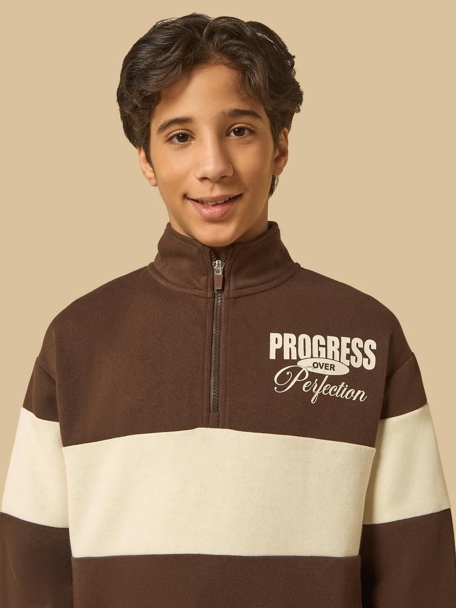 Printed Cut and Sew Sweatshirt