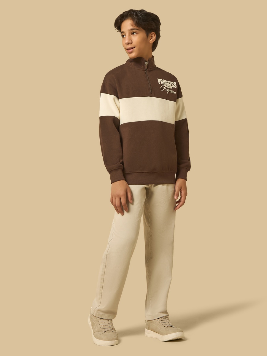 Printed Cut and Sew Sweatshirt