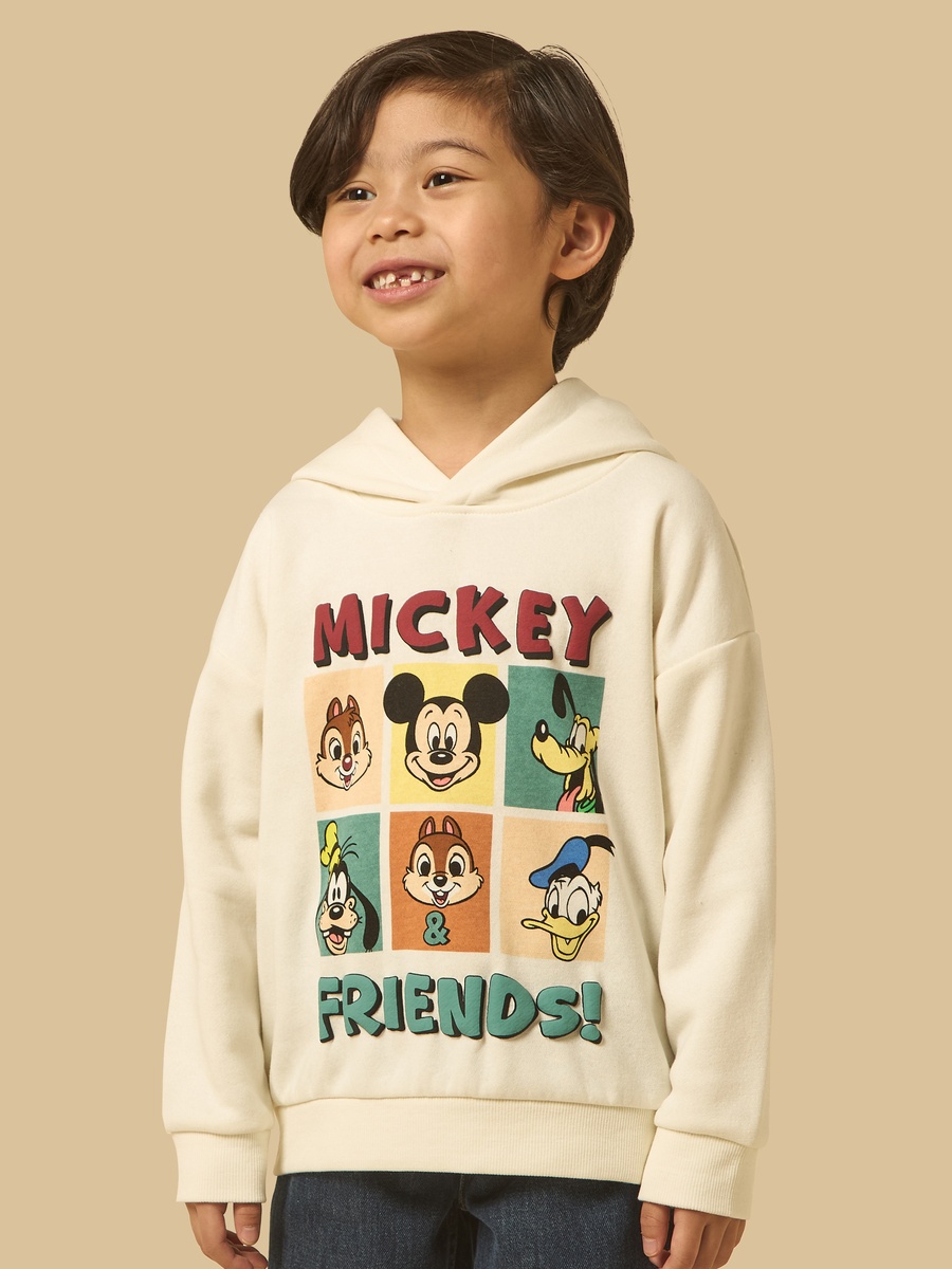 Mickey and Friends Print Hooded Sweatshirt