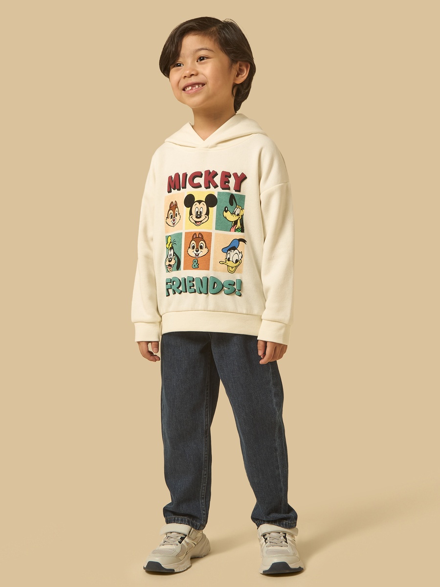 Mickey and Friends Print Hooded Sweatshirt