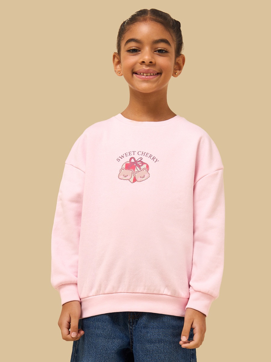 Graphic Print Oversized Sweatshirt