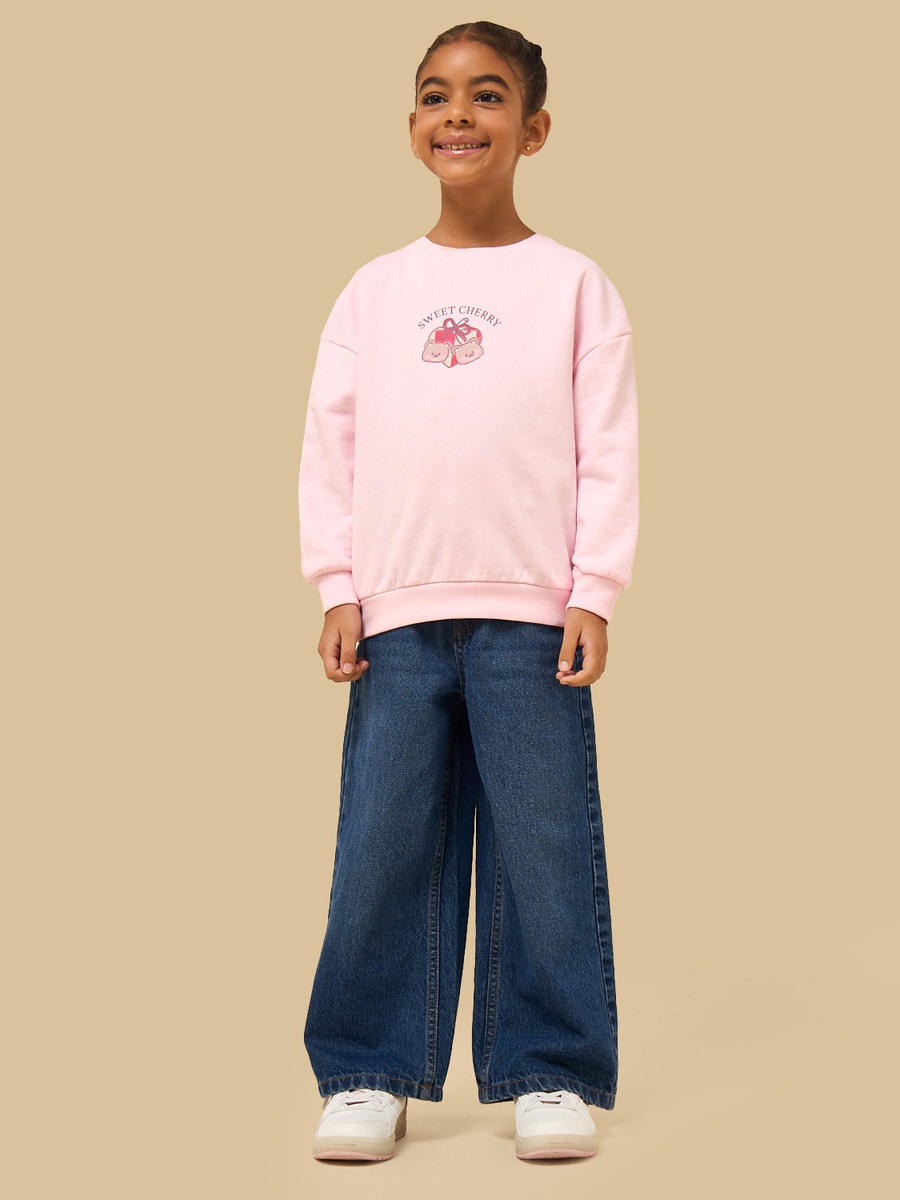 Graphic Print Oversized Sweatshirt