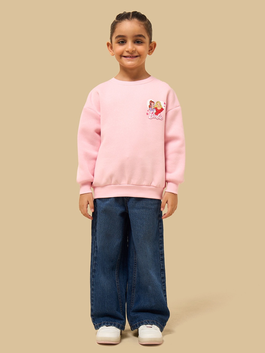 Barbie Print Oversized Sweatshirt