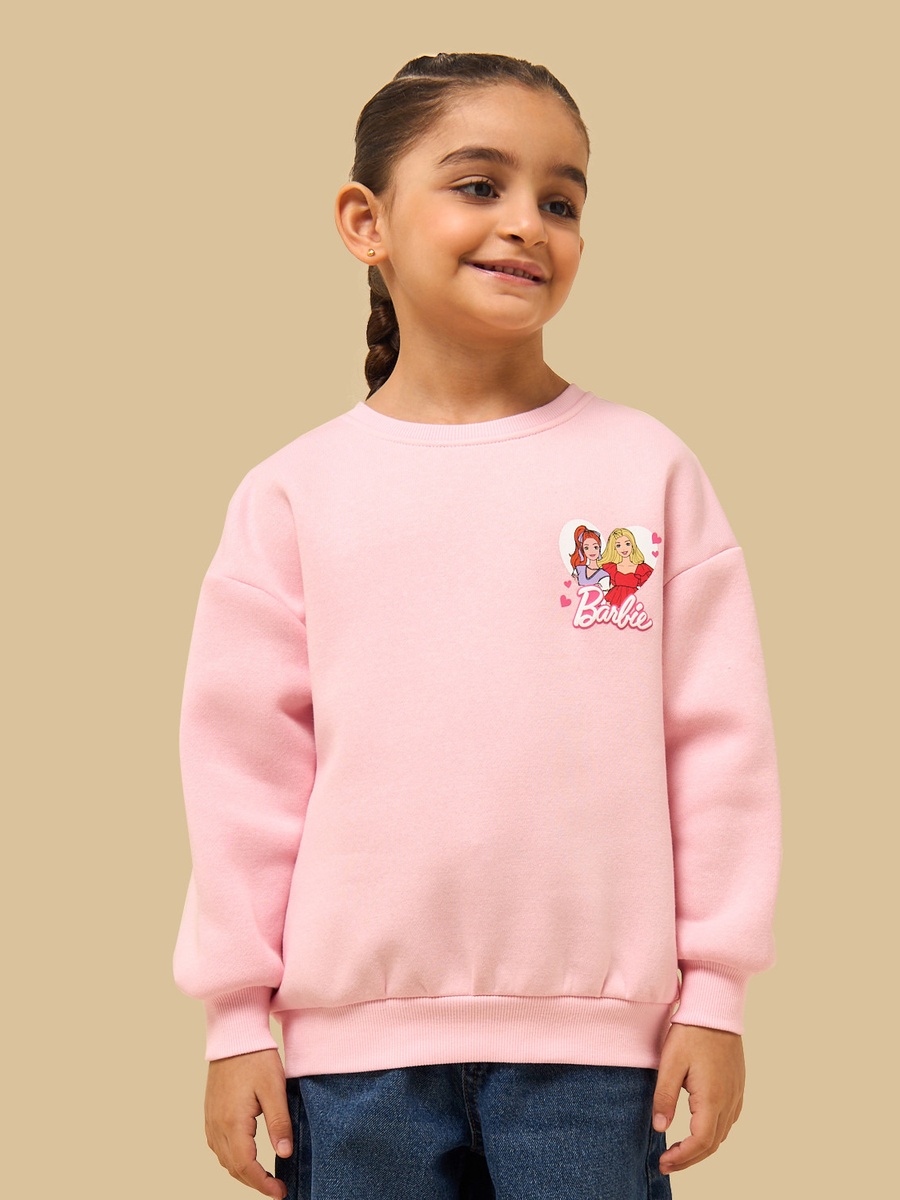 Barbie Print Oversized Sweatshirt