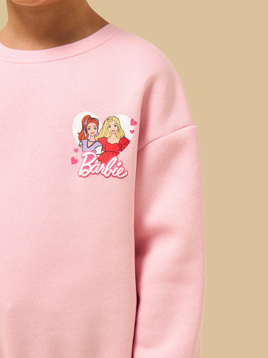 Barbie Print Oversized Sweatshirt