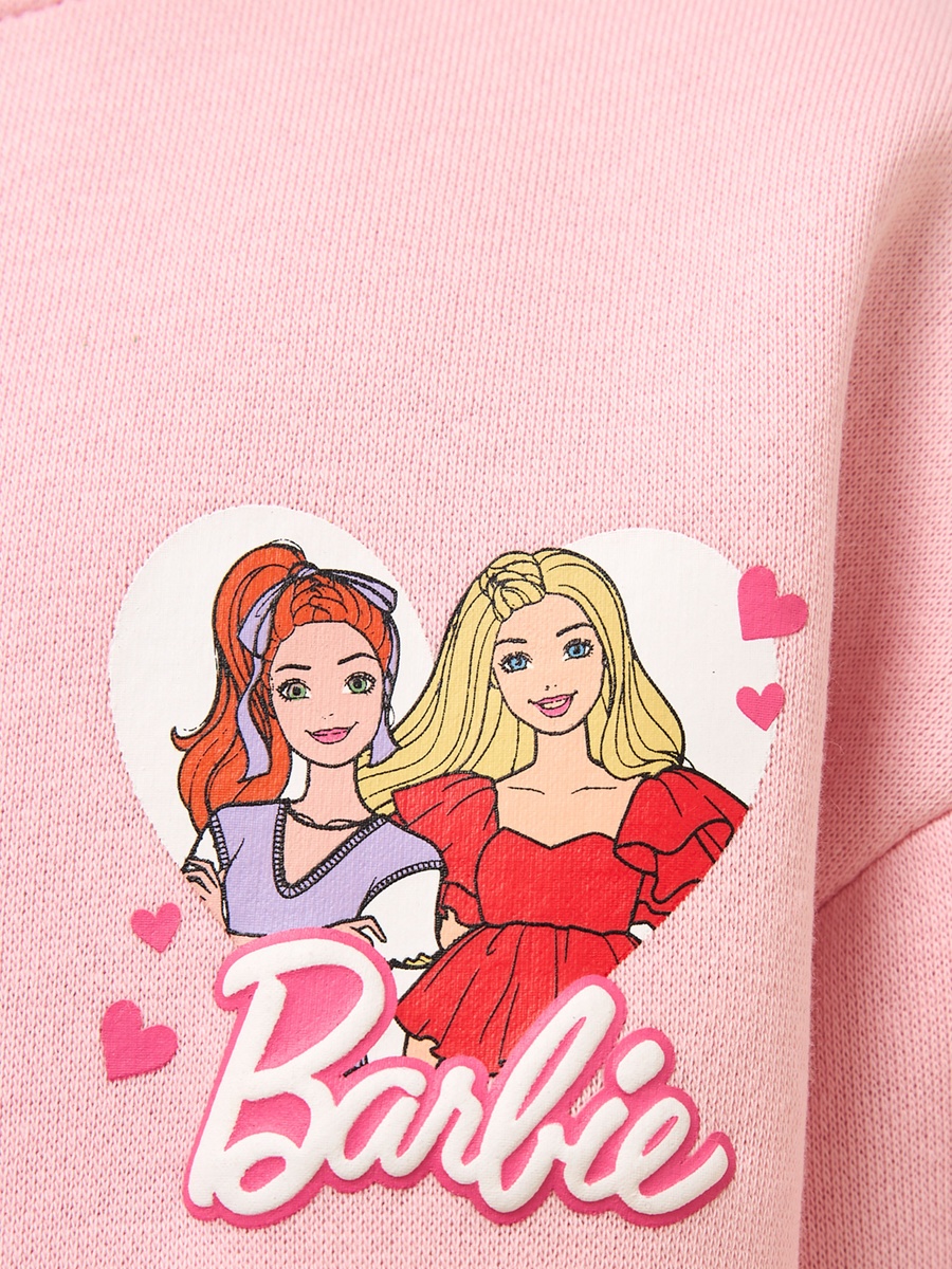 Barbie Print Oversized Sweatshirt