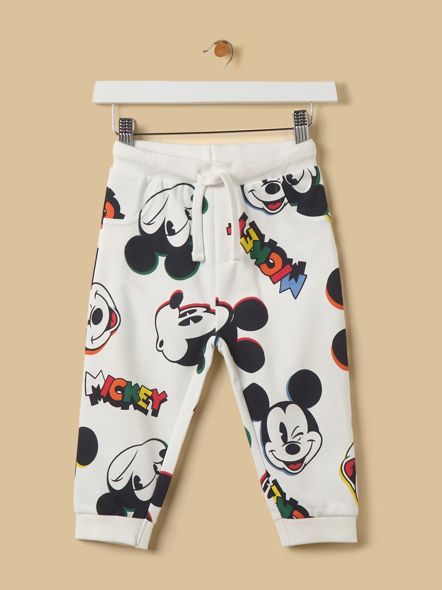 Mickey Mouse Print Sweatshirt and Joggers Set