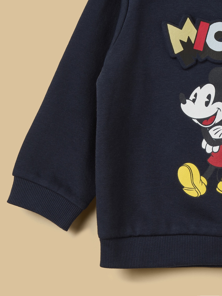 Mickey Mouse Print Sweatshirt and Joggers Set