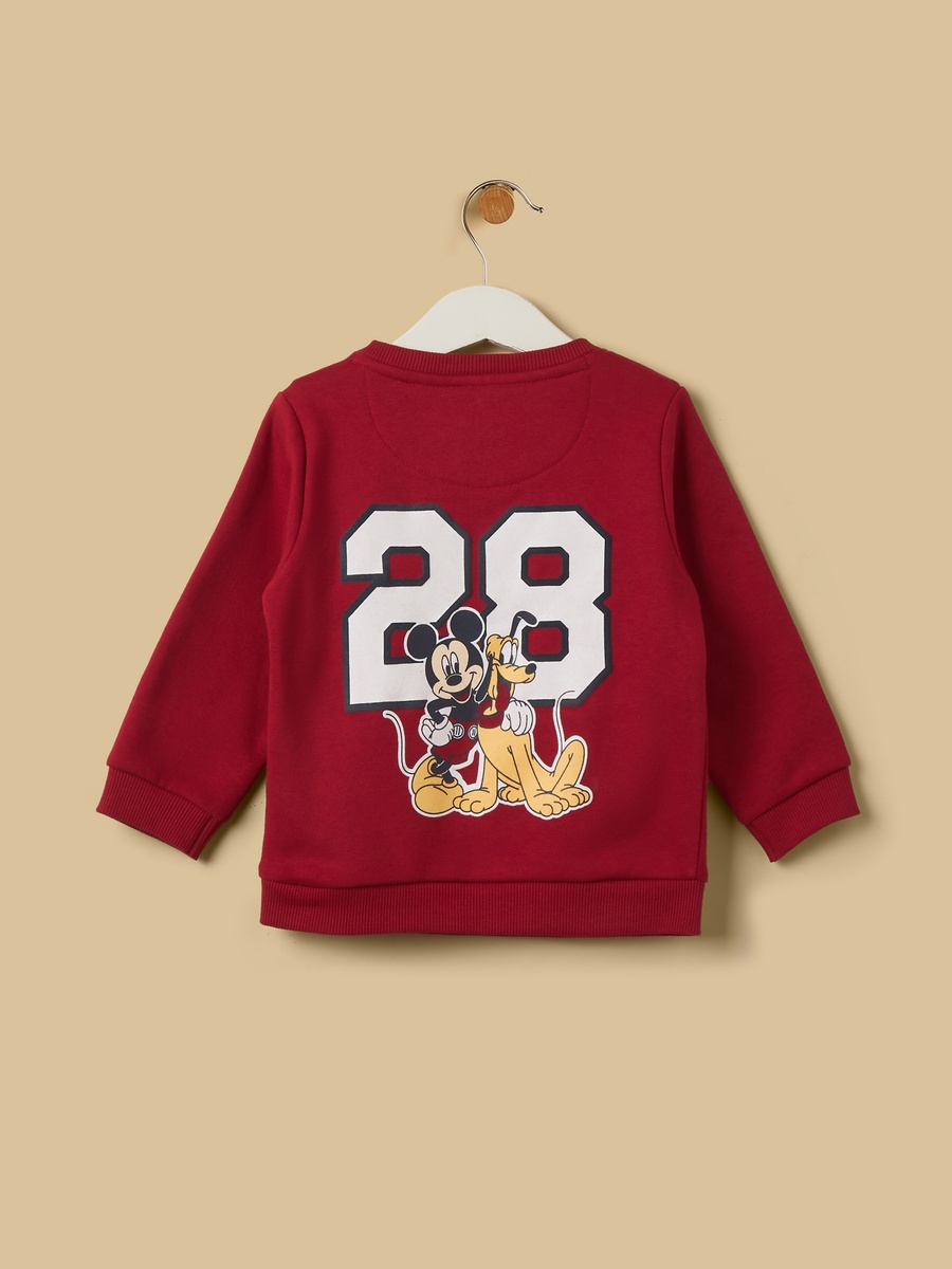 Mickey Mouse and Pluto Print Sweatshirt and Joggers Set