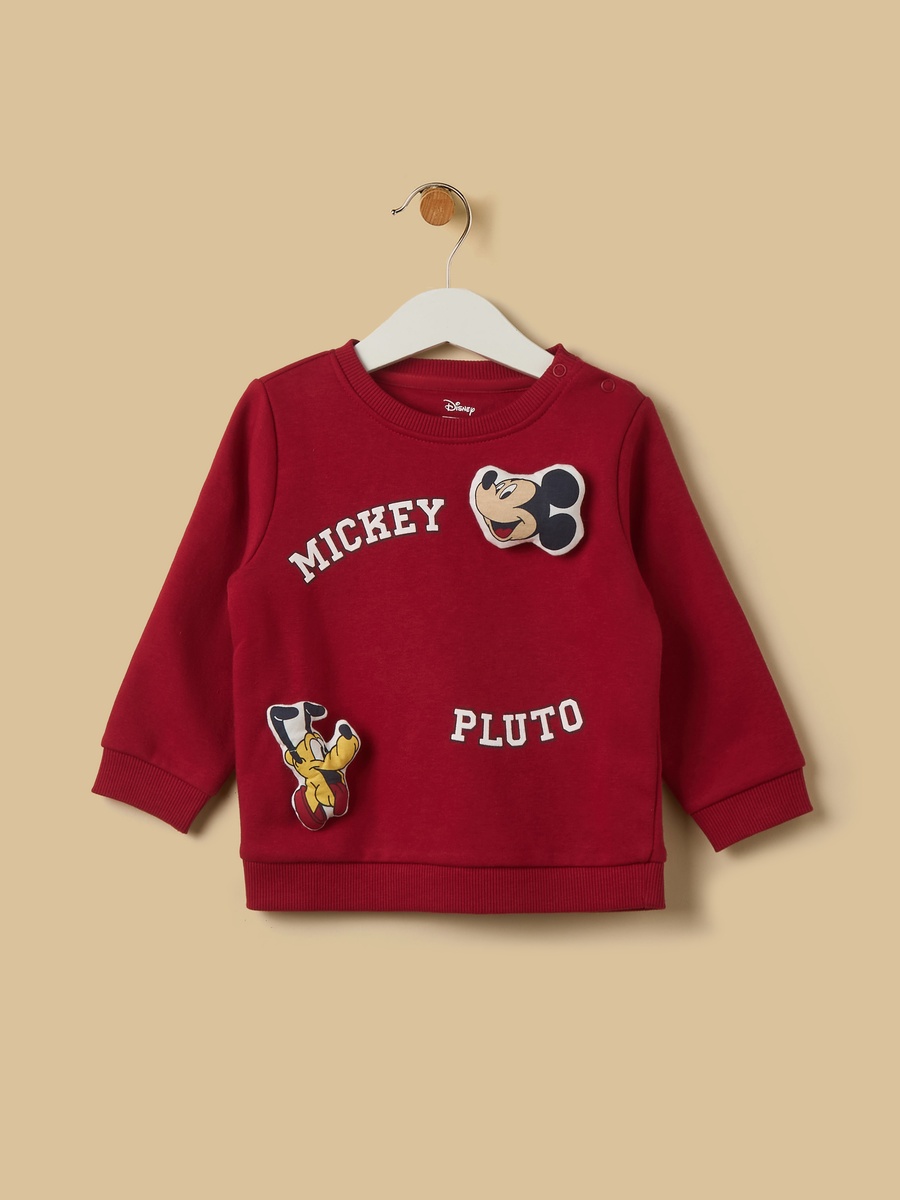 Mickey Mouse and Pluto Print Sweatshirt and Joggers Set
