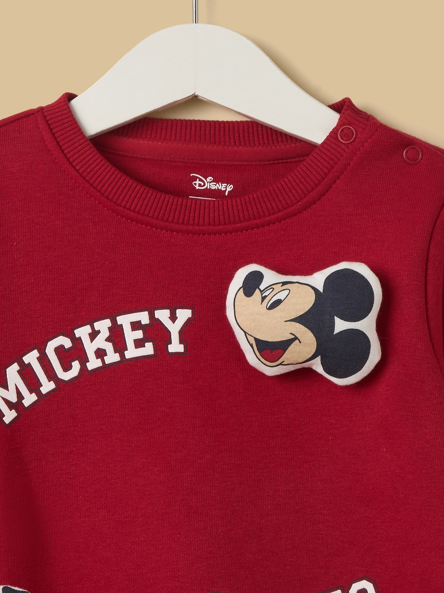 Mickey Mouse and Pluto Print Sweatshirt and Joggers Set