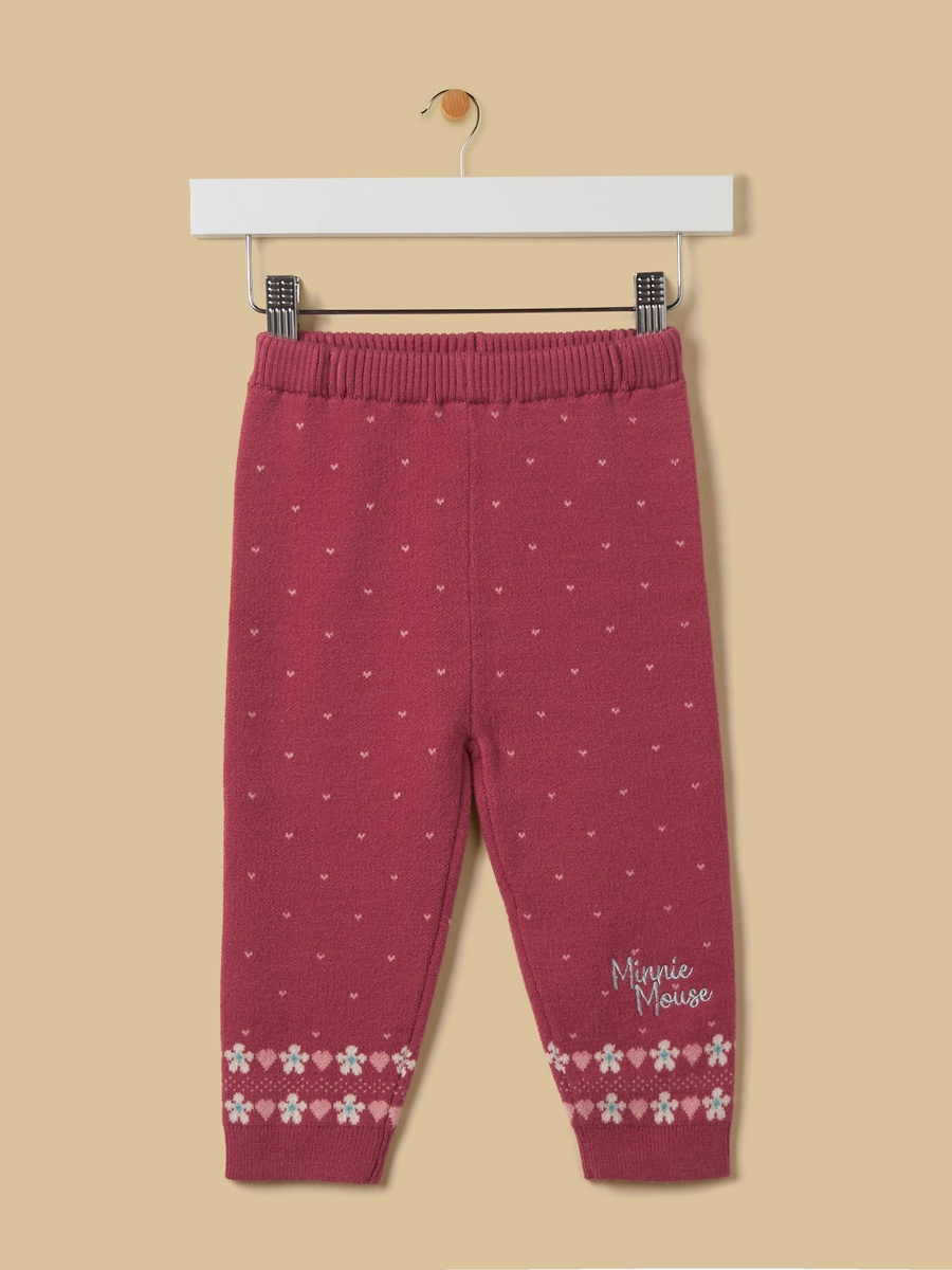 Minnie Mouse Embroidered Cardigan and Pant Set