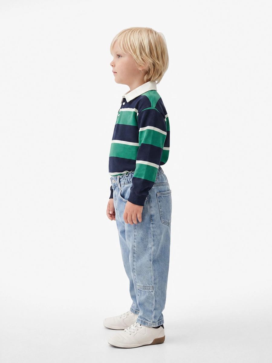 Kids Relaxed Fit Cotton Denim Jeans