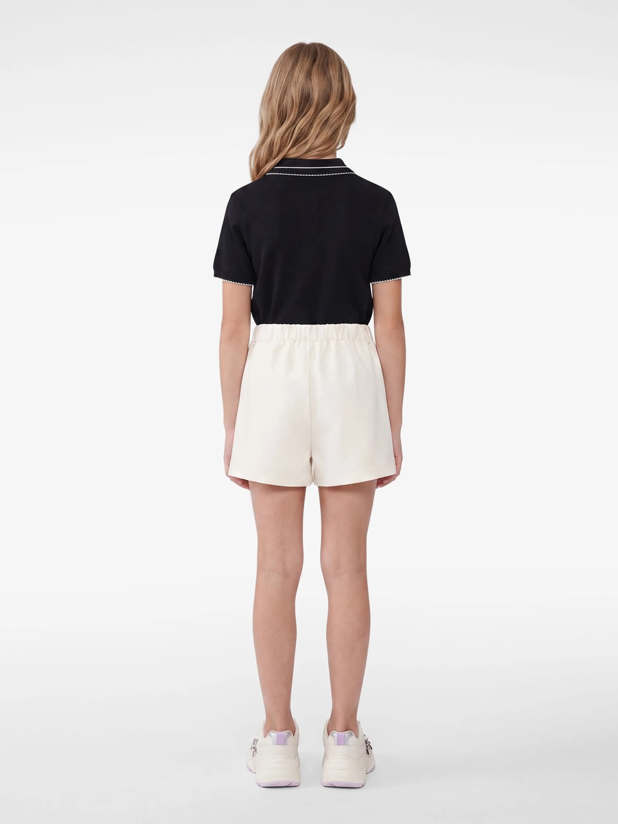 Girls Beige Bow Skort - Comfortable & Stylish