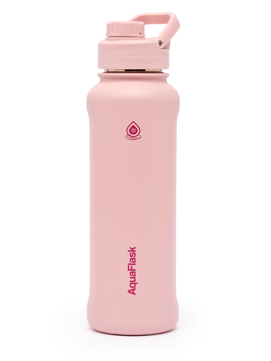 Solid Stainless Steel Water Bottle with Handle - 1.1 L