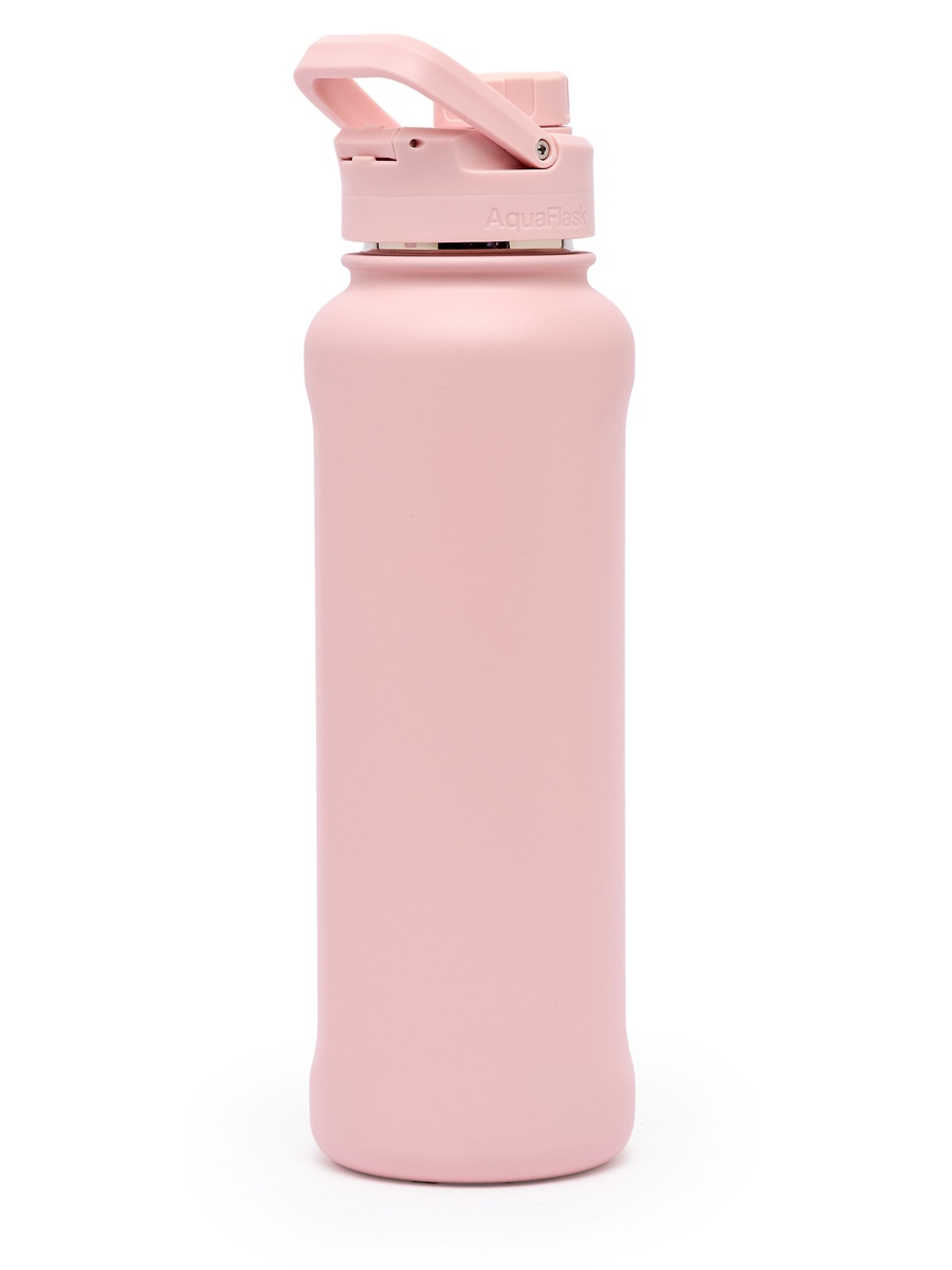 Solid Stainless Steel Water Bottle with Handle - 1.1 L