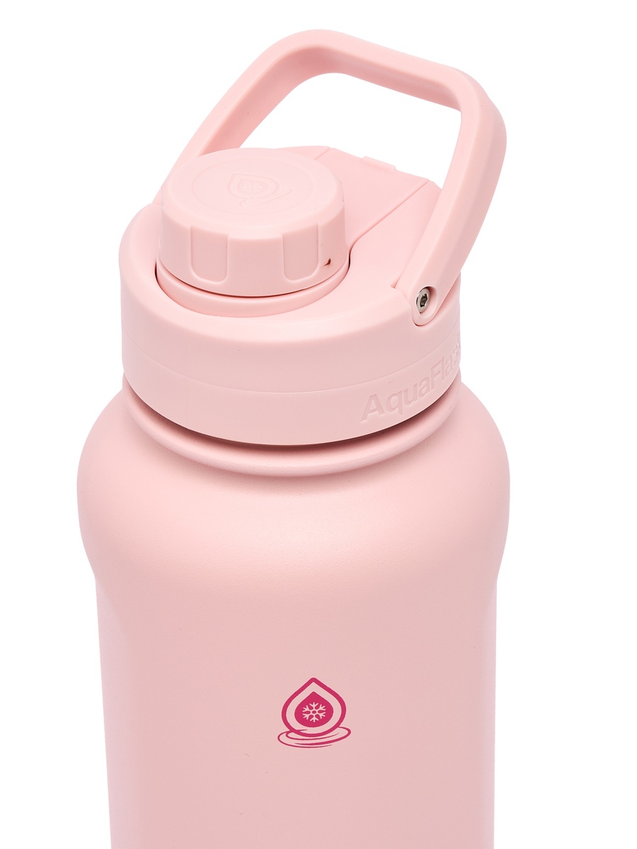 Solid Stainless Steel Water Bottle with Handle - 1.1 L