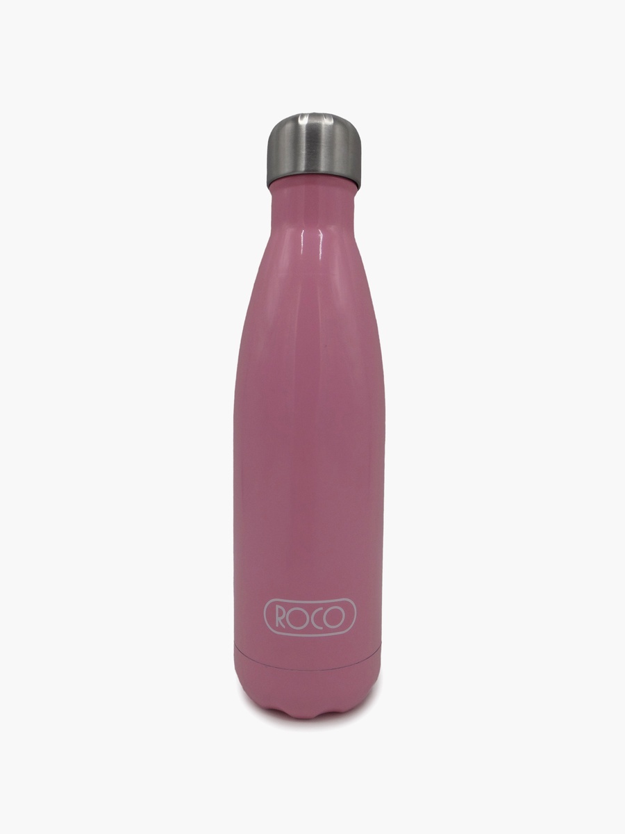 Plain Stainless Steel Double Wall Water Bottle - 500 ml