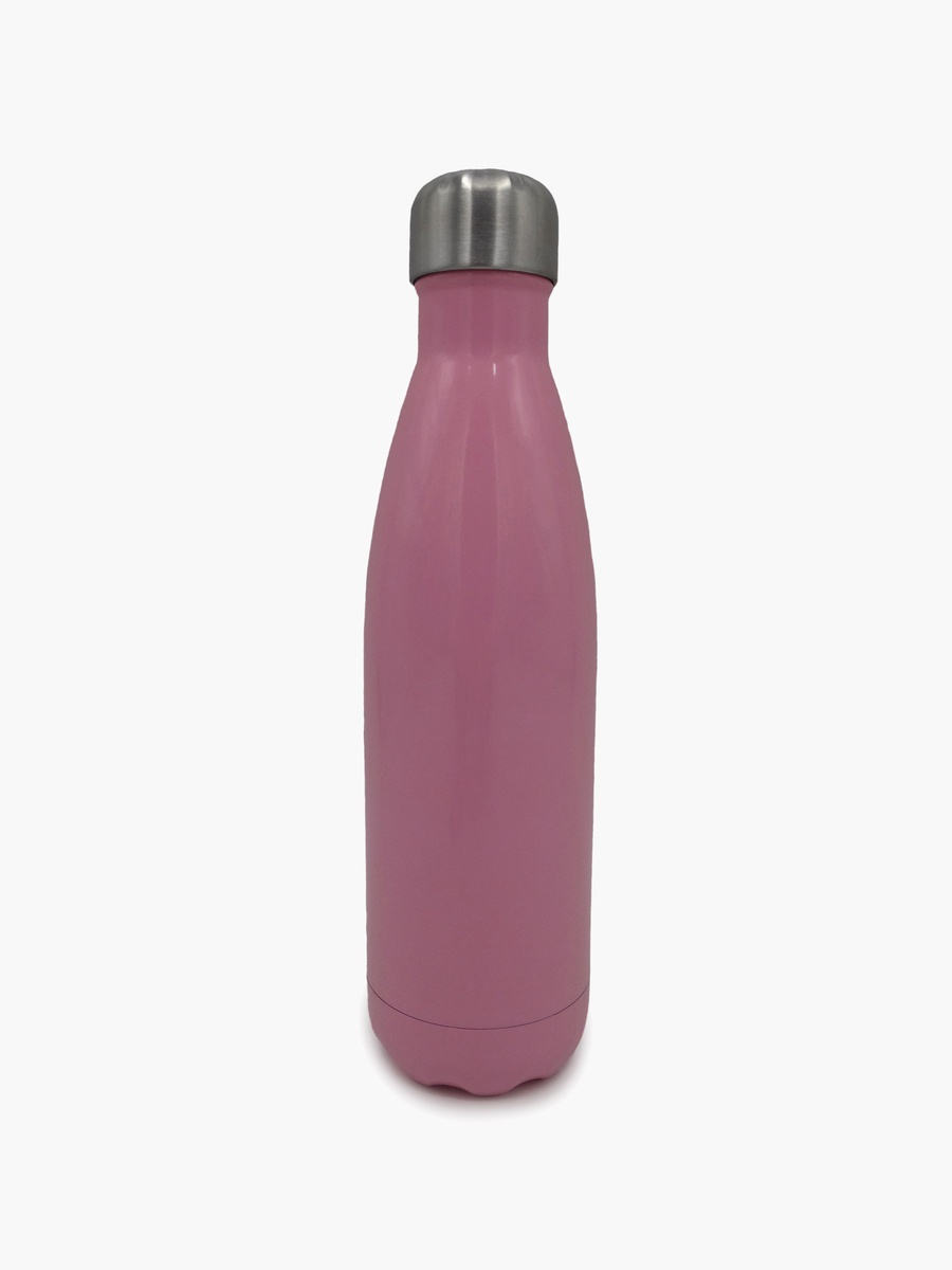 Plain Stainless Steel Double Wall Water Bottle - 500 ml