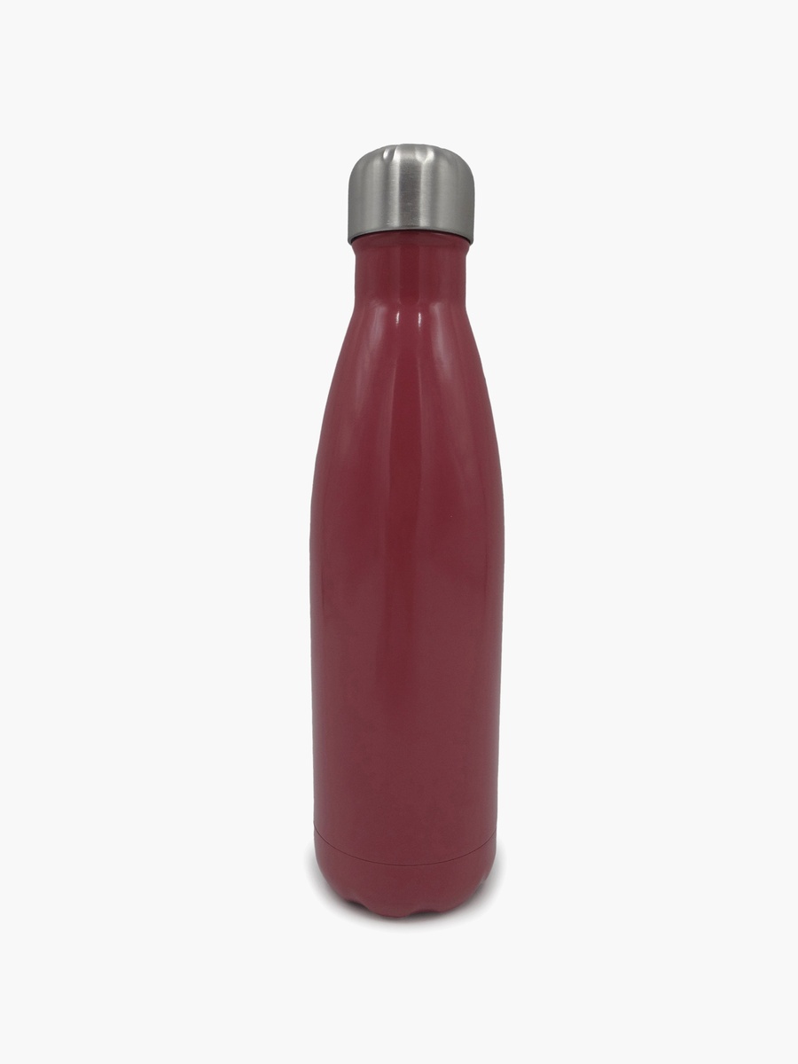 Plain Stainless Steel Double Wall Water Bottle - 500 ml