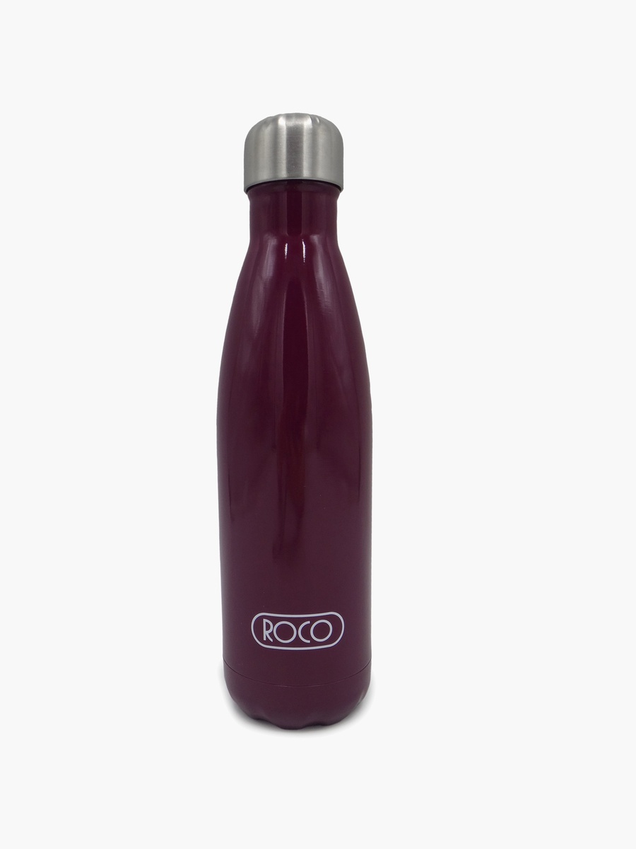 Plain Stainless Steel Double Wall Water Bottle - 500 ml