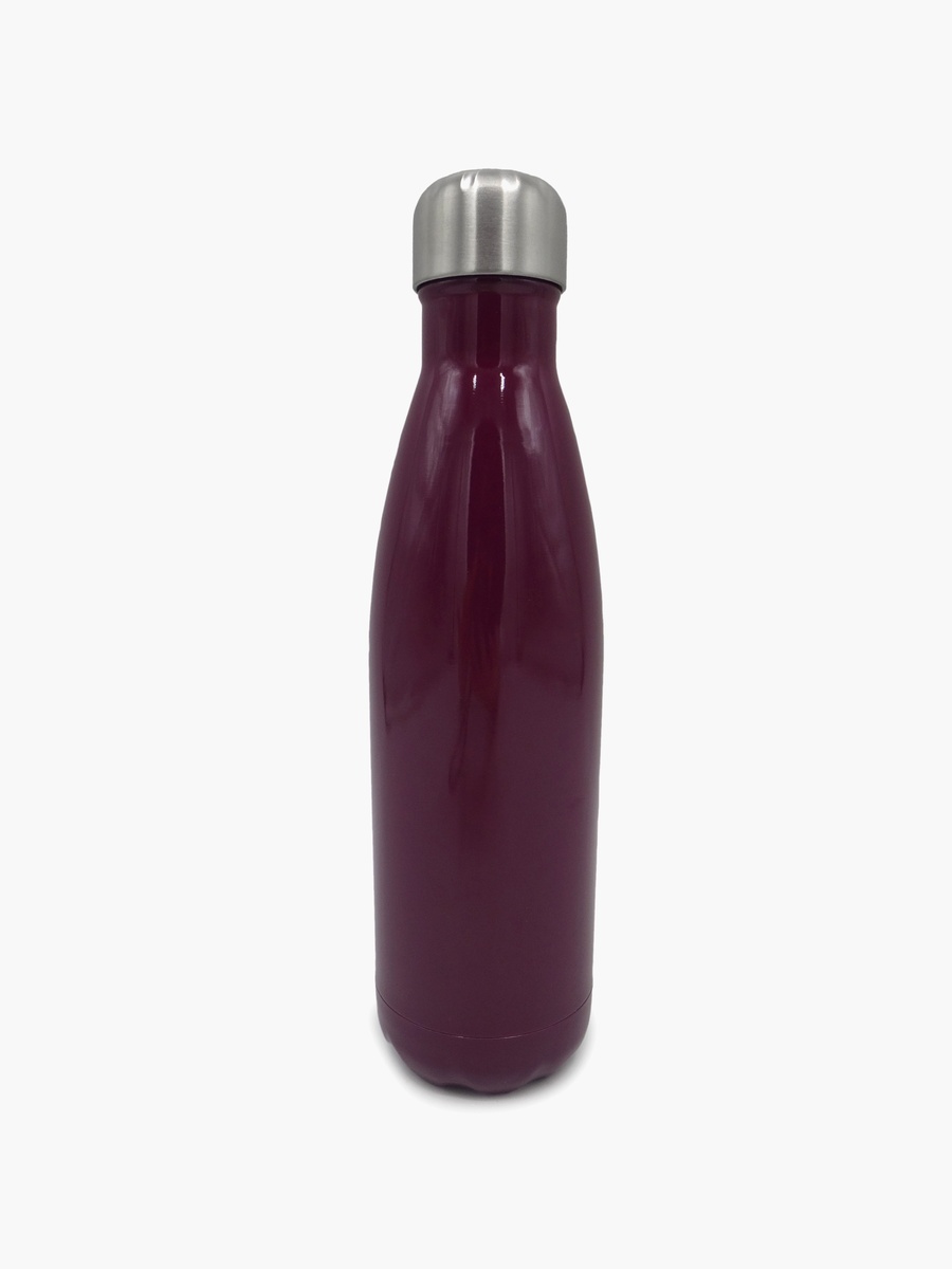 Plain Stainless Steel Double Wall Water Bottle - 500 ml