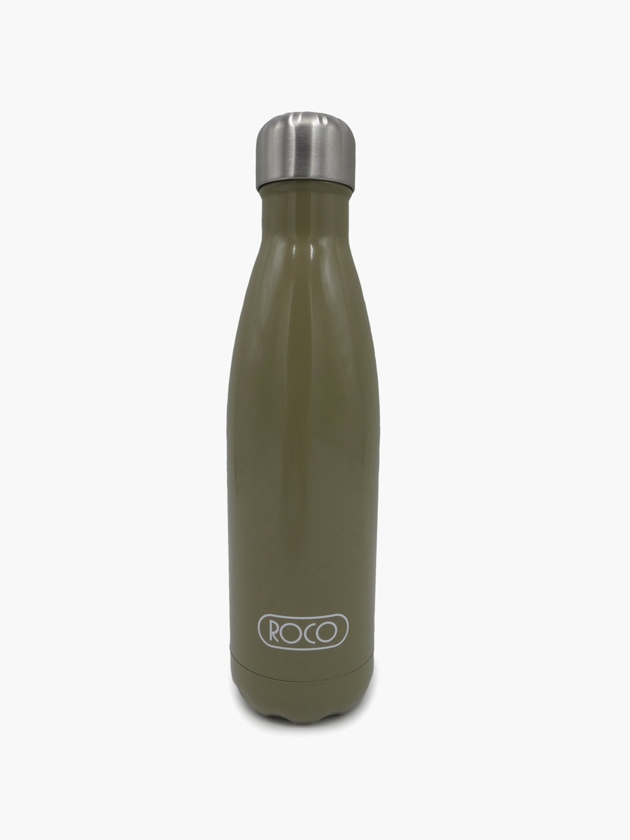 Plain Stainless Steel Double Wall Water Bottle - 500 ml
