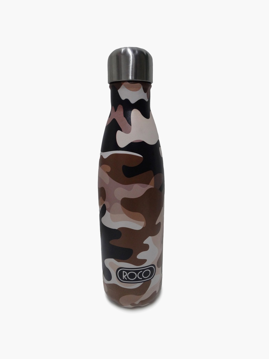 Camouflage  Stainless Steel Double Wall Water Bottle - 500 ml