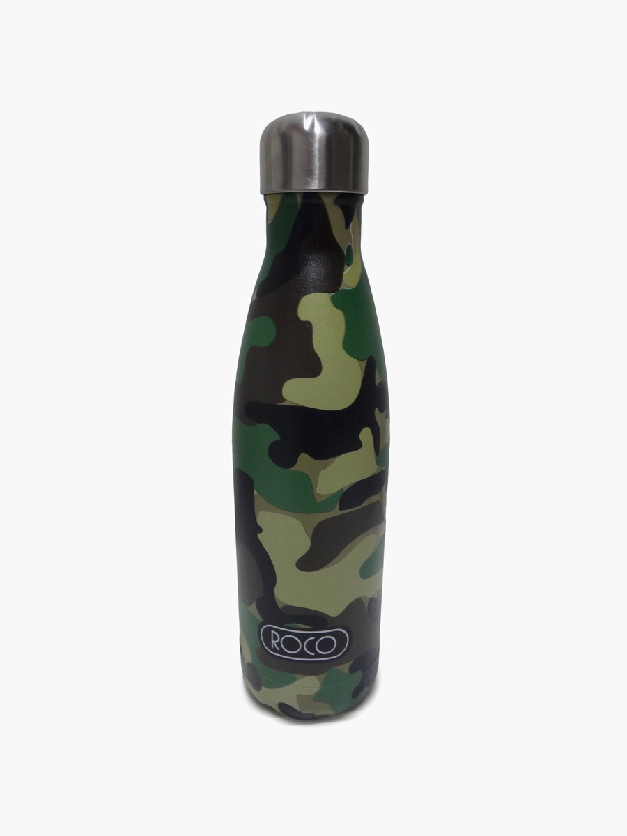 Camouflage  Stainless Steel Double Wall Water Bottle - 500 ml