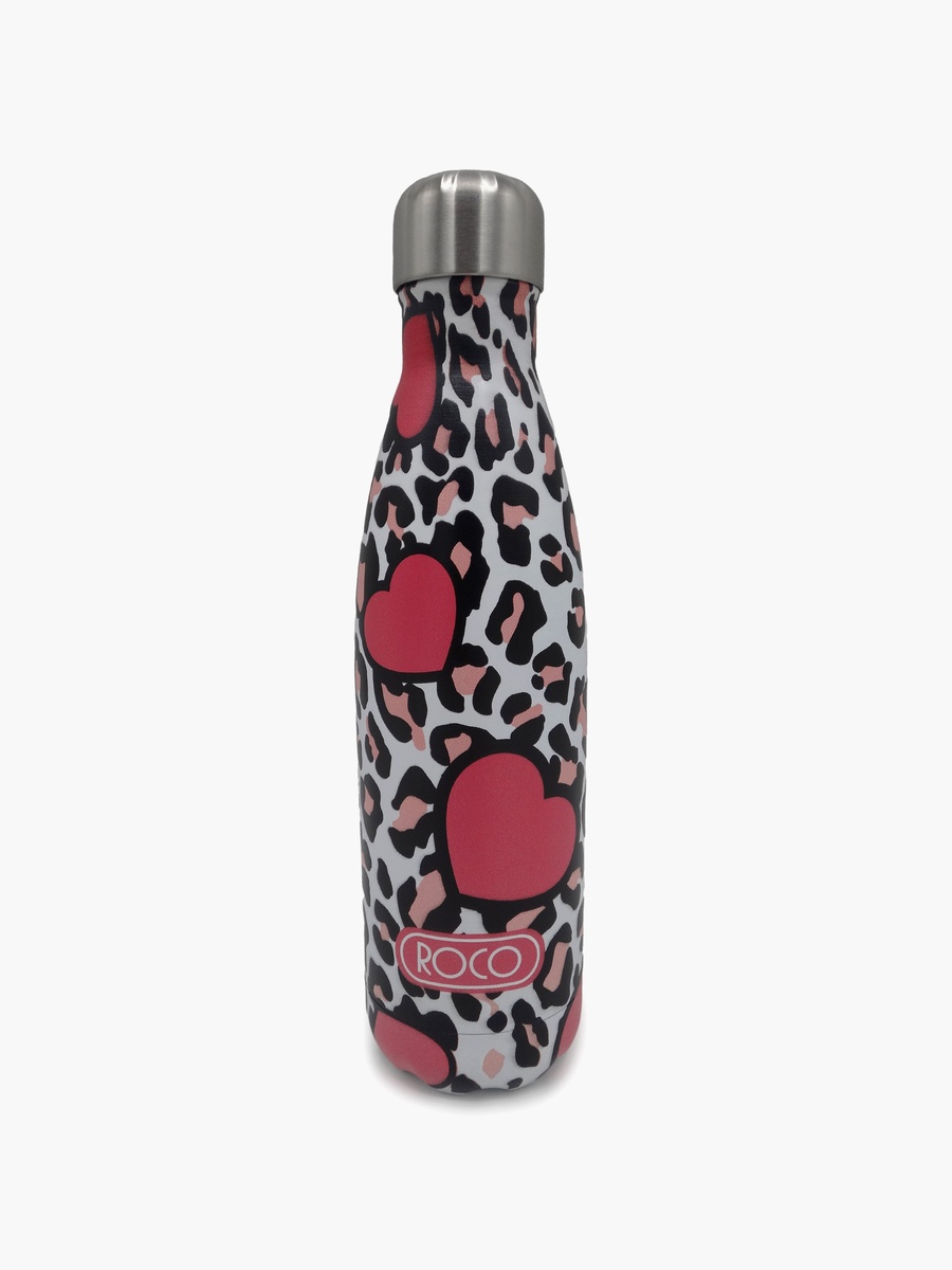 Animal Print  Stainless Steel Double Wall Water Bottle - 500 ml
