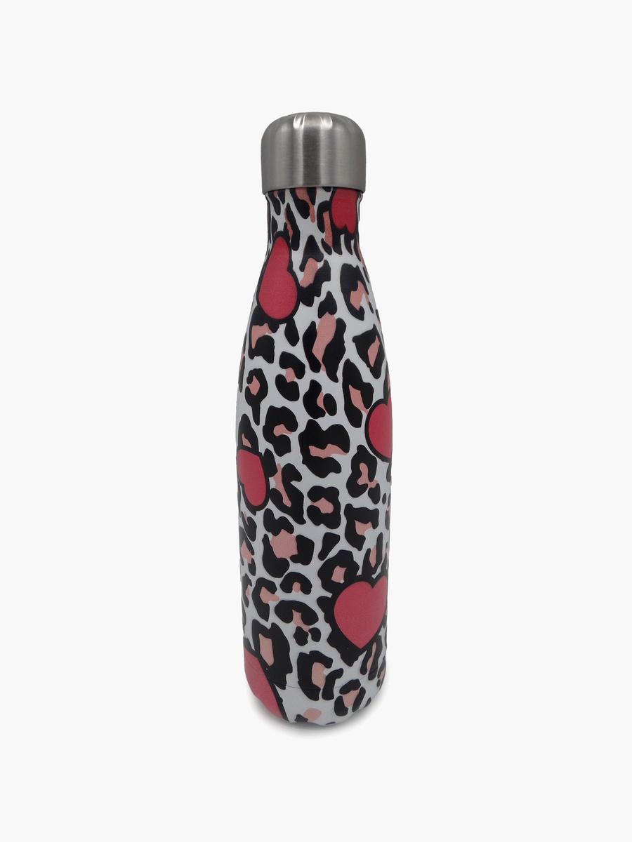 Animal Print  Stainless Steel Double Wall Water Bottle - 500 ml